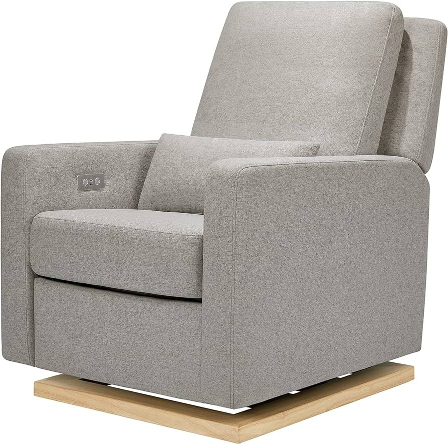 Babyletto Sigi Electronic Power Recliner & Glider with USB Port in Performance Grey Eco-Weave, Wa... | Amazon (US)