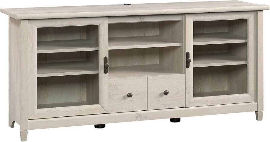 Sauder Edge Water Entertainment Credenza, For TV's up to 55", Chalked Chestnut finish | Amazon (US)