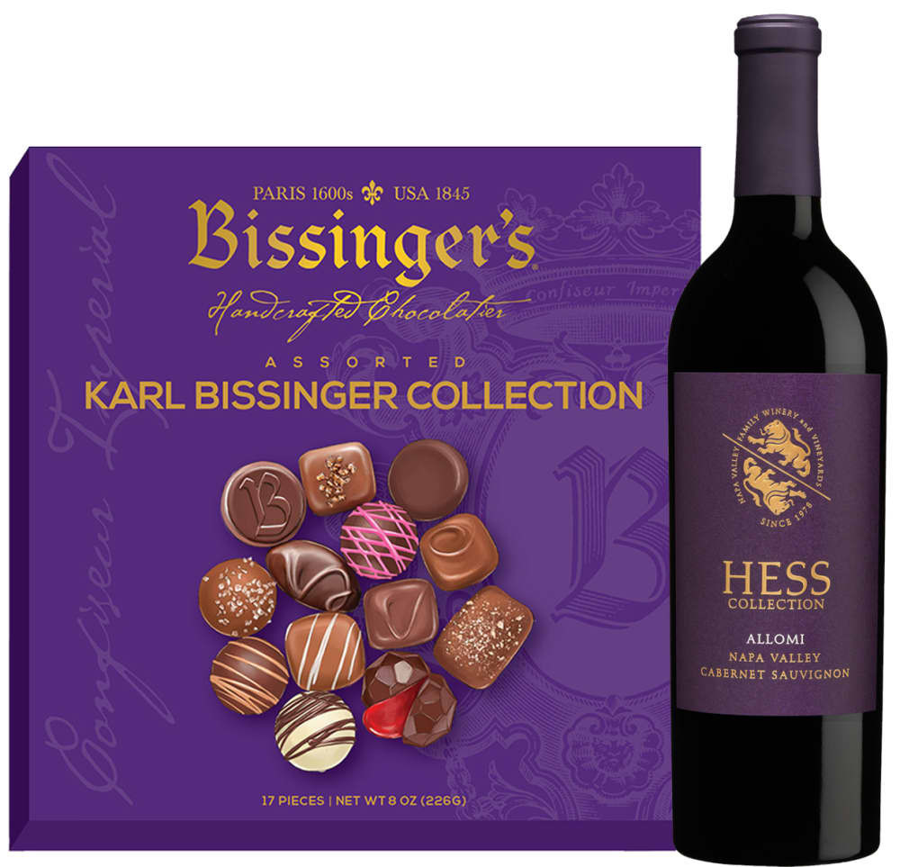 Napa Cabernet & Bissinger's Signature Chocolates Gift Set | Wine.com