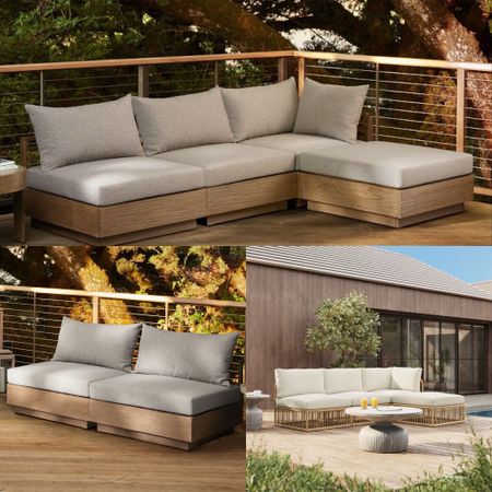 Love the relaxing vibes of these chic and comfy outdoor sectional thanks to their deep seating and plush cushions.  And these are all modulars—-easy to arrange around. Now up to 60% off clearance at West Elm. 

#LTKsalealert #LTKSeasonal #LTKhome