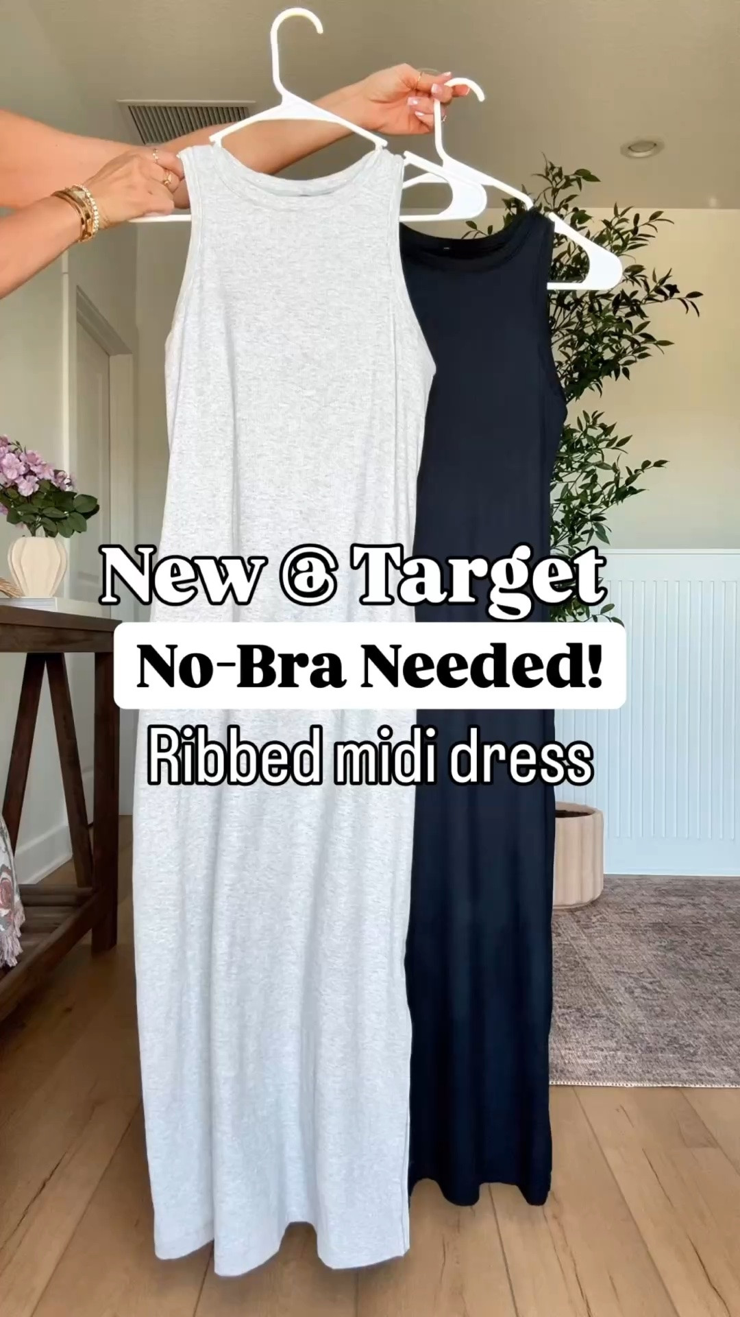 New no-bra needed ribbed midi dress from Target in XS! Modal and spandex material with built-in shelf bra and removable cups. So soft and stretchy! Spring outfit. Casual outfit. Mom outfit. Summer outfit. Spring dress. Denim jacket in XS. Buckle slides are TTS.

#LTKootd #LTKPetite #LTKTravel