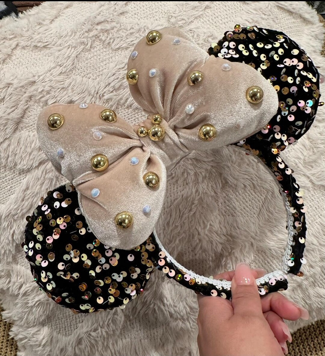 Sequins Minnie Mouse Ears | Etsy (US)
