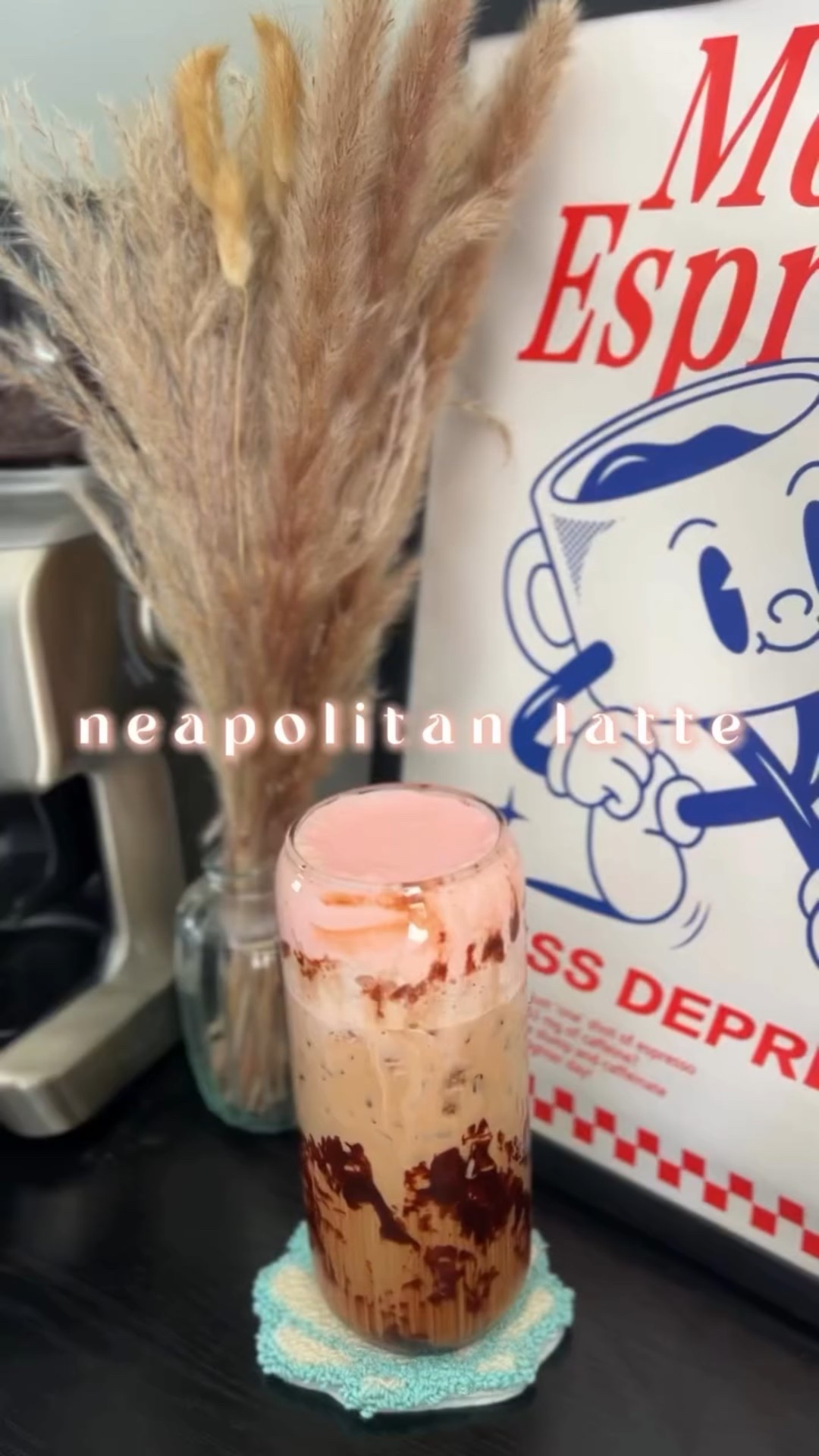 Get the best of ✨three✨ worlds with this neapolitan latte 🍫🍦🍓

•bianco doppio @nespresso 
•dark chocolate sauce @torani 
•vanilla syrup, Torani
•strawberry syrup, Torani
•heavy cream
•sweet cream creamer @chobani 

✨I’m Meg, the Iced Coffee Connoisseur! I’m bringing you all things coffee — including fun at home recipes & honest reviews of coffee shops all across NJ✨

#icedcoffeeconnoisseurs #nj #njcoffee #athomecoffee #athomecafe #coffeeinspo #coffeerecipes #athomecoffeerecipes #diycoffeerecipes #icedlatterecipes #icedcoffeerecipes #nespressorecipes #nespressovertuo #neapolitan #neapolitanlatte #icecreamlatte