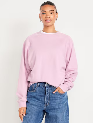 SoComfy Oversized Raglan Sweatshirt | Old Navy (US)
