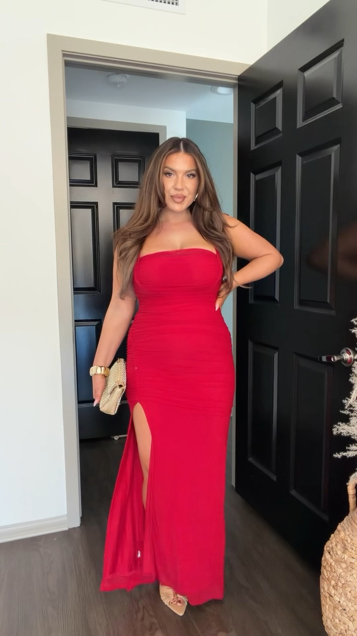 3 Holiday Party Looks from Amazon! Wearing my reg size L in all three dresses and they all have stretch! Also linked my accessories and undergarments ❄️

#LTKHoliday #LTKgrwm #LTKMidsize