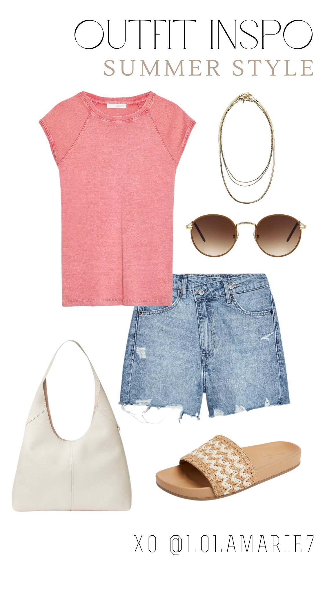 Easy Summer Outfit 🍉 

#denimshorts #zara #target

#LTKStyleTip #LTKFindsUnder50 #LTKSaleAlert
