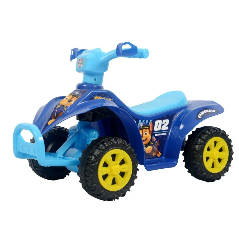 Paw Patrol Chase ATV Quad, 6V Battery Powered Ride On for Kids Ages 1.5+, Blue - Walmart.com | Walmart (US)