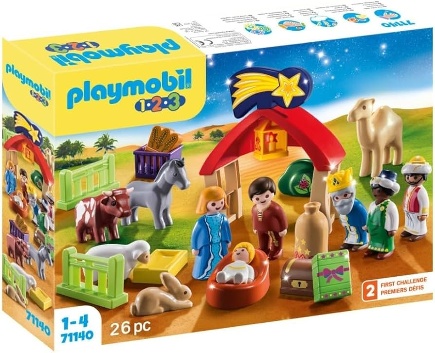 PLAYMOBIL 1.2.3 My First Nativity Scene | Amazon (US)