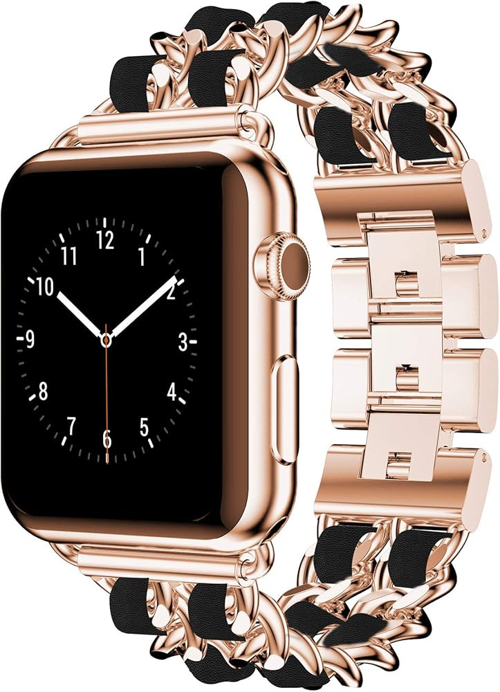 DamonLight Compatible for Apple Watch Band Women 38mm 40mm 41mm 42mm 44mm 45mm, Jewelry Bracelet ... | Amazon (US)