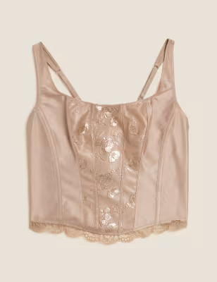 Blossom Embroidery Corset | Marks & Spencer (UK)