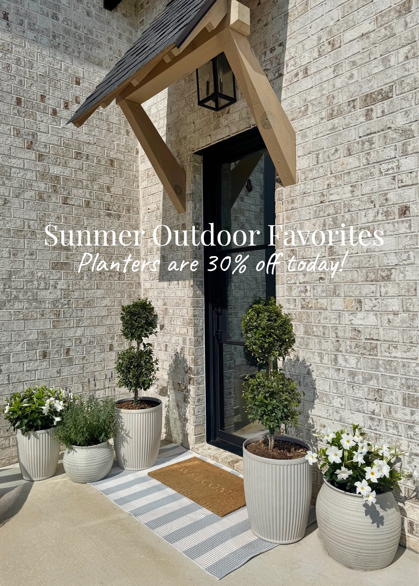 Grab these planters while they are 30% off!! Linking the doormats as well 🫶

#LTKHome #LTKdayinmylife