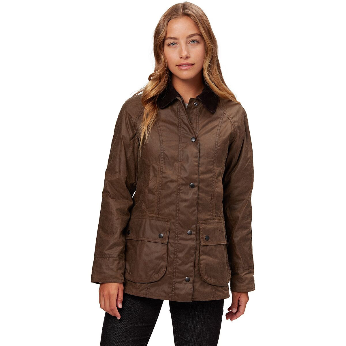 Barbour Beadnell Wax Jacket - Women's Bark, US 4/UK 8 | Backcountry