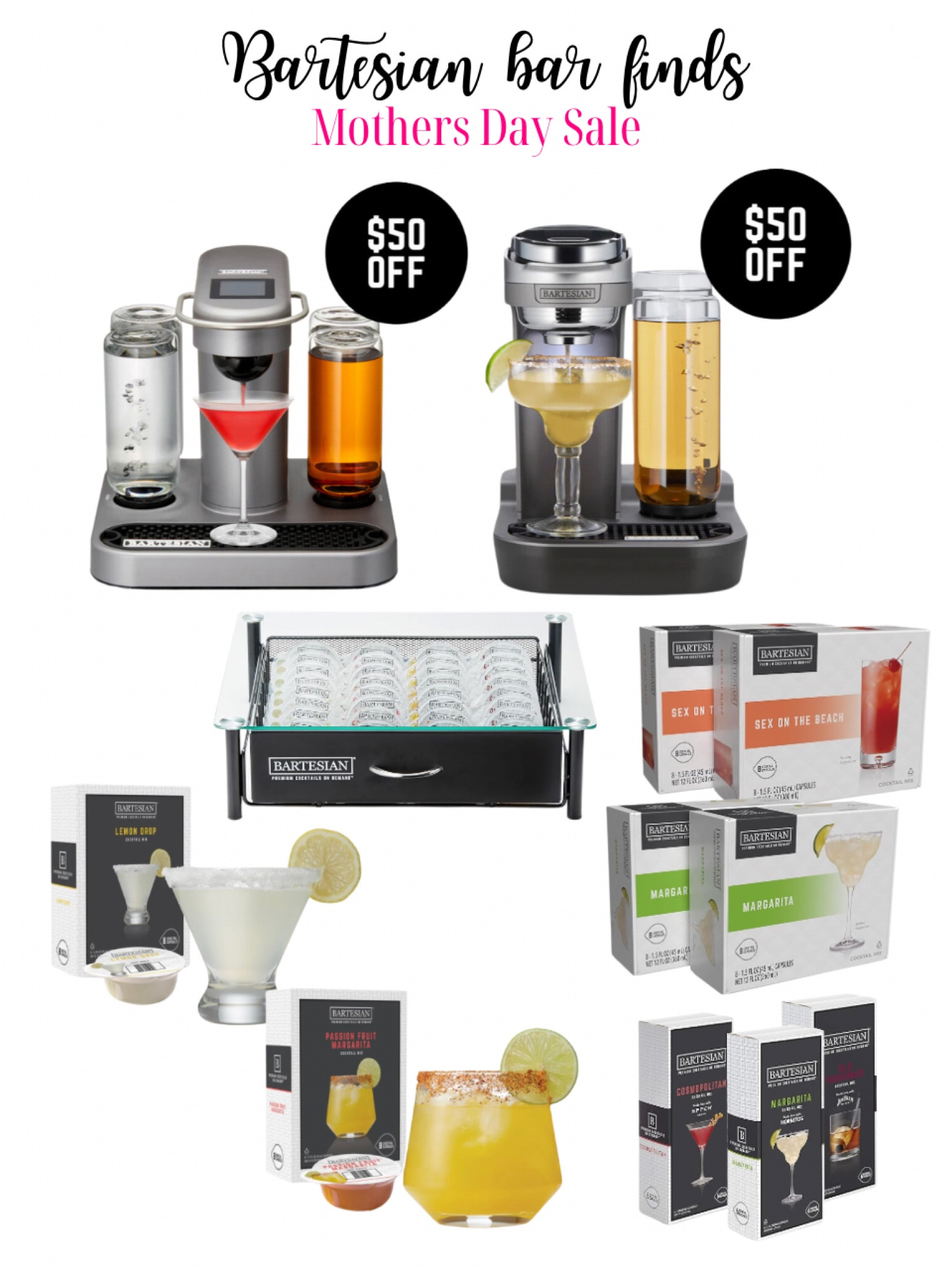 Great News Baddies.. your wish has come true! 💫💫 both of the bartesian cocktail makers are on sale right now for 🌹Mother’s Day!🌹 💞🙌🏾🍹🥂🍸 if you been eyeing this amazing cocktail machine it’s your time to purchase right now! Shop 🛍️🛒 below 👇🏾 

#LTKhome #LTKfamily

#LTKVideo