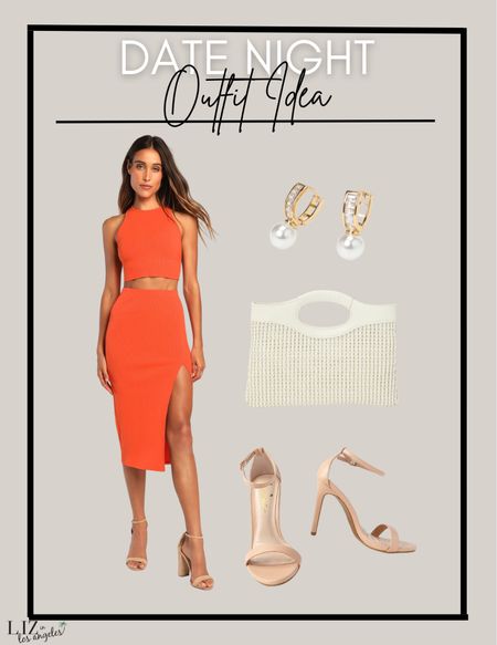 This date night outfit is the perfect special occasion outfit for going out outfit.  This is a great wedding guest outfit or a great spring outfit.  This two piece outfit is fun and flirty all year long 

#LTKSeasonal #LTKstyletip #LTKFind