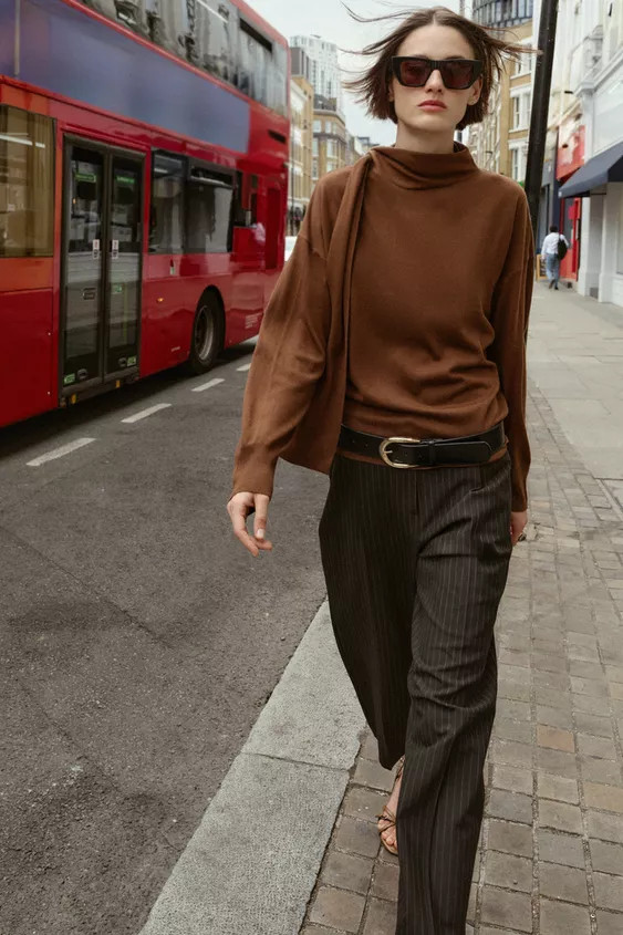 FINE KNIT BOW SWEATER | Zara UK