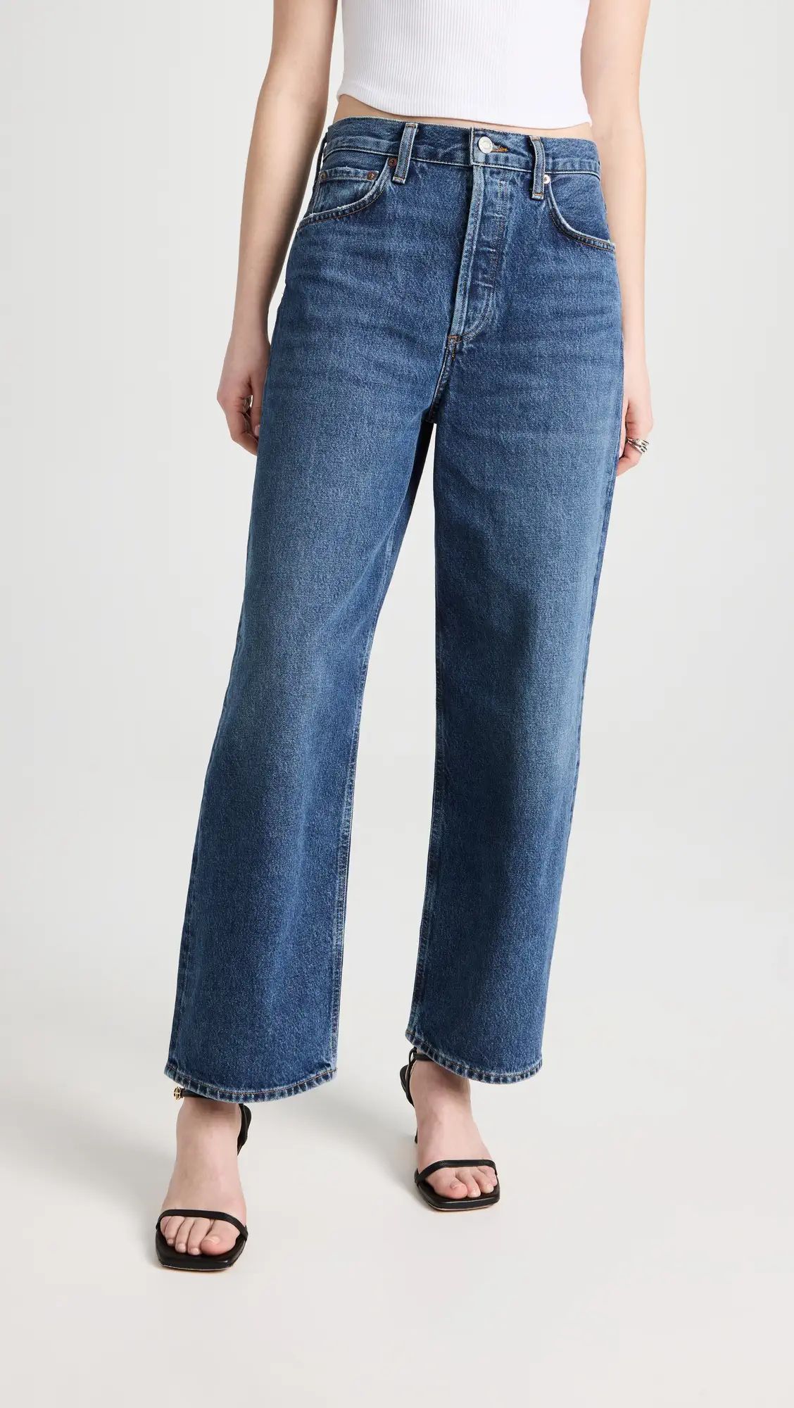 AGOLDE Low Slung Baggy Jeans 28" | Shopbop | Shopbop