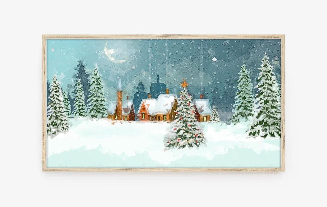 Frame TV Art Samsung Frame TV Art Digital Download Winter - Etsy | Etsy (US)