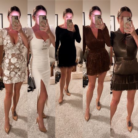 Cocktail dresses try on. All smalls. All need to be M LOL Revolve dresses / wedding guest dress / fall dresses / rehearsal dinner dress 

#LTKCon #LTKstyletip #LTKparties