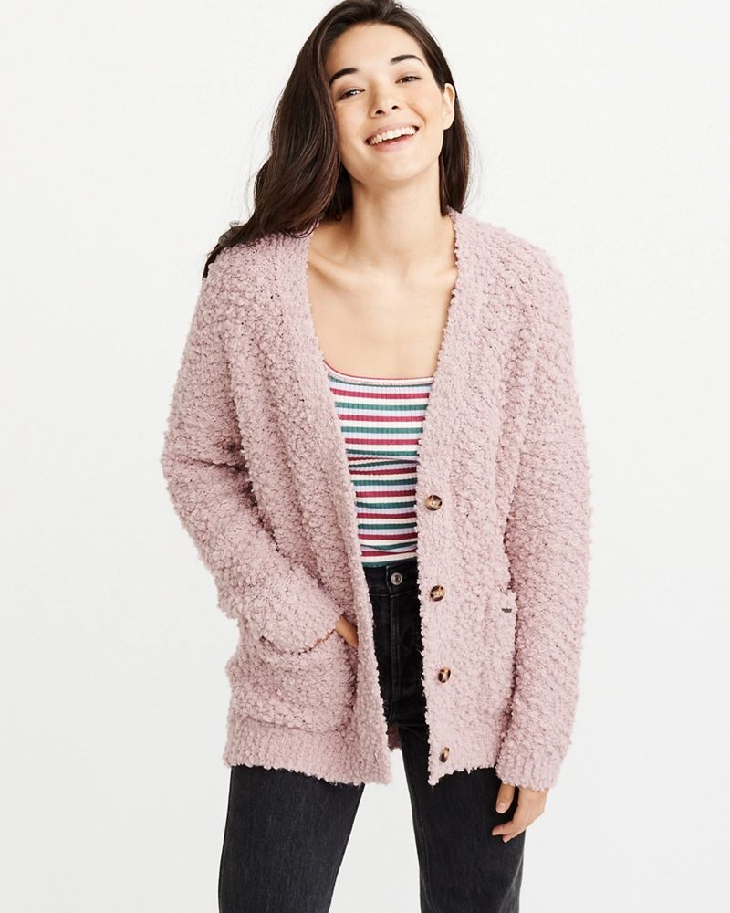 Boucle Cardigan | Abercrombie & Fitch US & UK