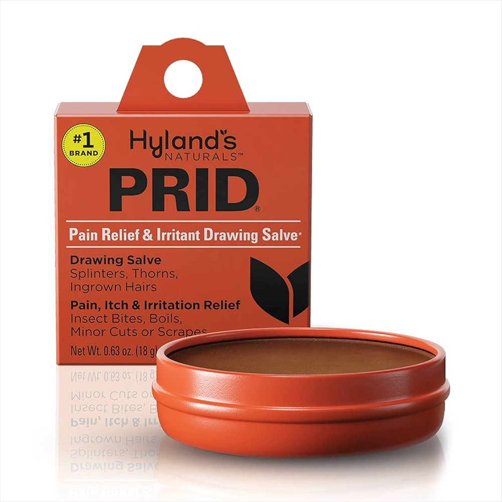 Hyland's PRID Drawing Salve, Topical Skin Irritation Relief, For Splinters, Thorns, Ingrown Hairs... | Amazon (US)
