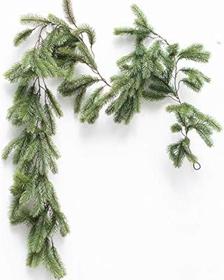 PARTY JOY Seasonal Artificial Christmas Garland Pine Cypress Greenery Garland Holiday Outdoor Win... | Amazon (US)