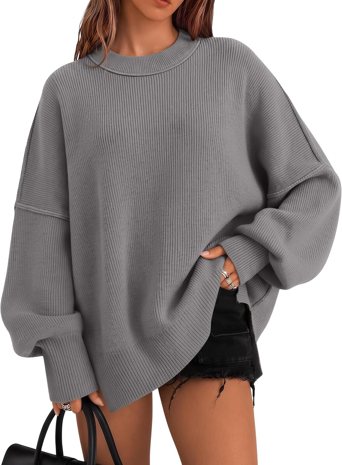 LILLUSORY Oversized Sweaters for Women 2026 Fall Fashion Outfits Clothes | Amazon (US)