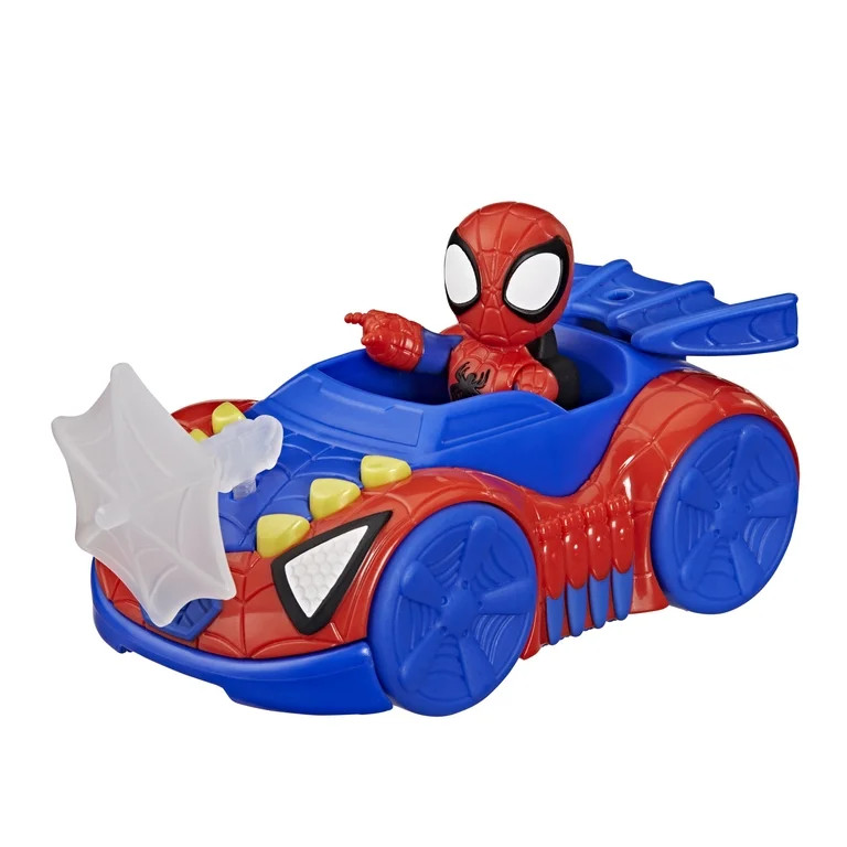 Marvel Spidey and His Amazing Friends Spidey Web Crawler Action Figure & Toy Car, Ages 3+ | Walmart (US)