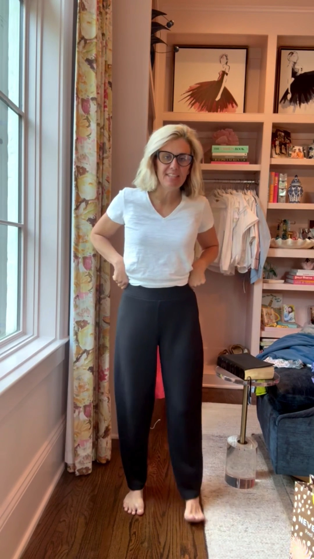 Showing yall the Spanx barrel in non-petite length. I almost always wear the petite length but I love these as well. I wear a size small. Several colors are on sale!! 
*Use my code CMLP15 at Lilla P on my hero tee


#LTKmomlife #LTKstorytime #LTKootd