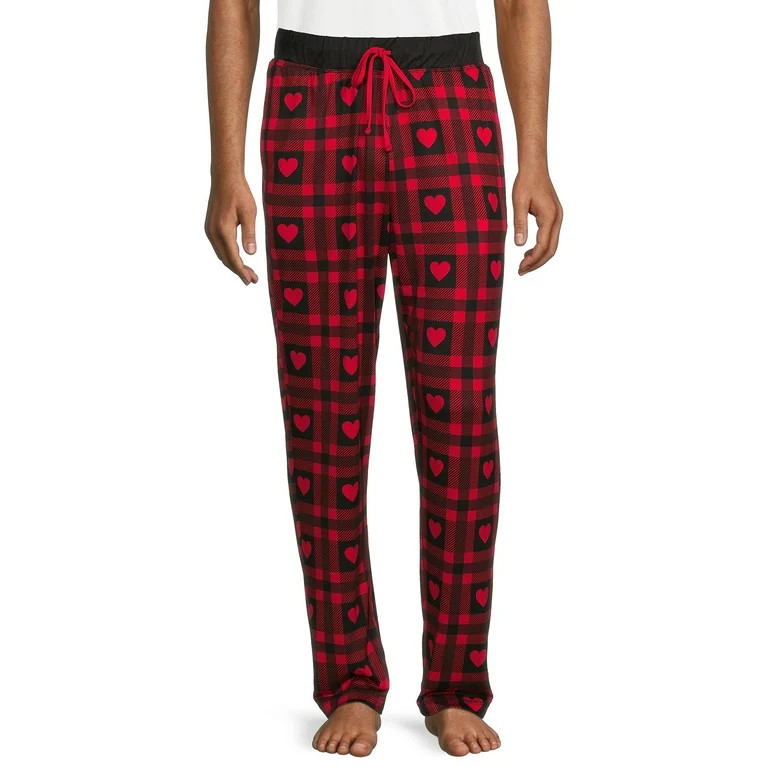 Way To Celebrate Men Buffalo Hearts Valentines Sleep Pants | Walmart (US)