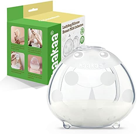 haakaa Ladybug Breast Milk Collector -Soft Breast Shell | Wearable Nursing Cups | Breastmilk Save... | Amazon (US)