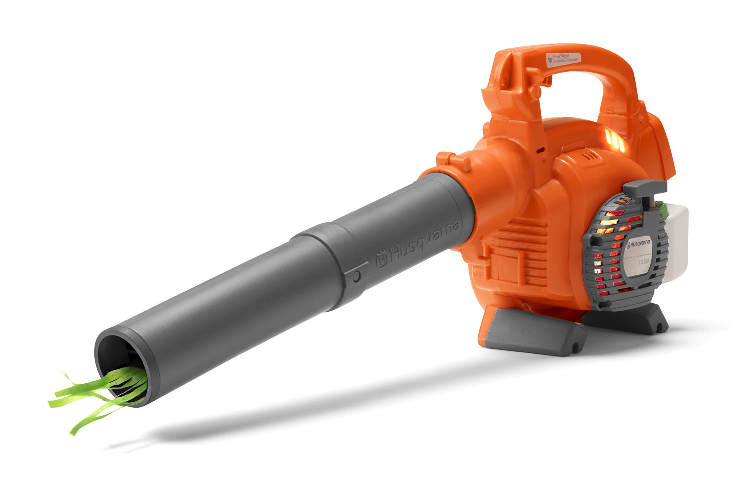 Husqvarna 125B Toy Leaf Blower, Light-Up Engine Makes Noise and Blows Out Real Air, Toddler Toys ... | Amazon (US)