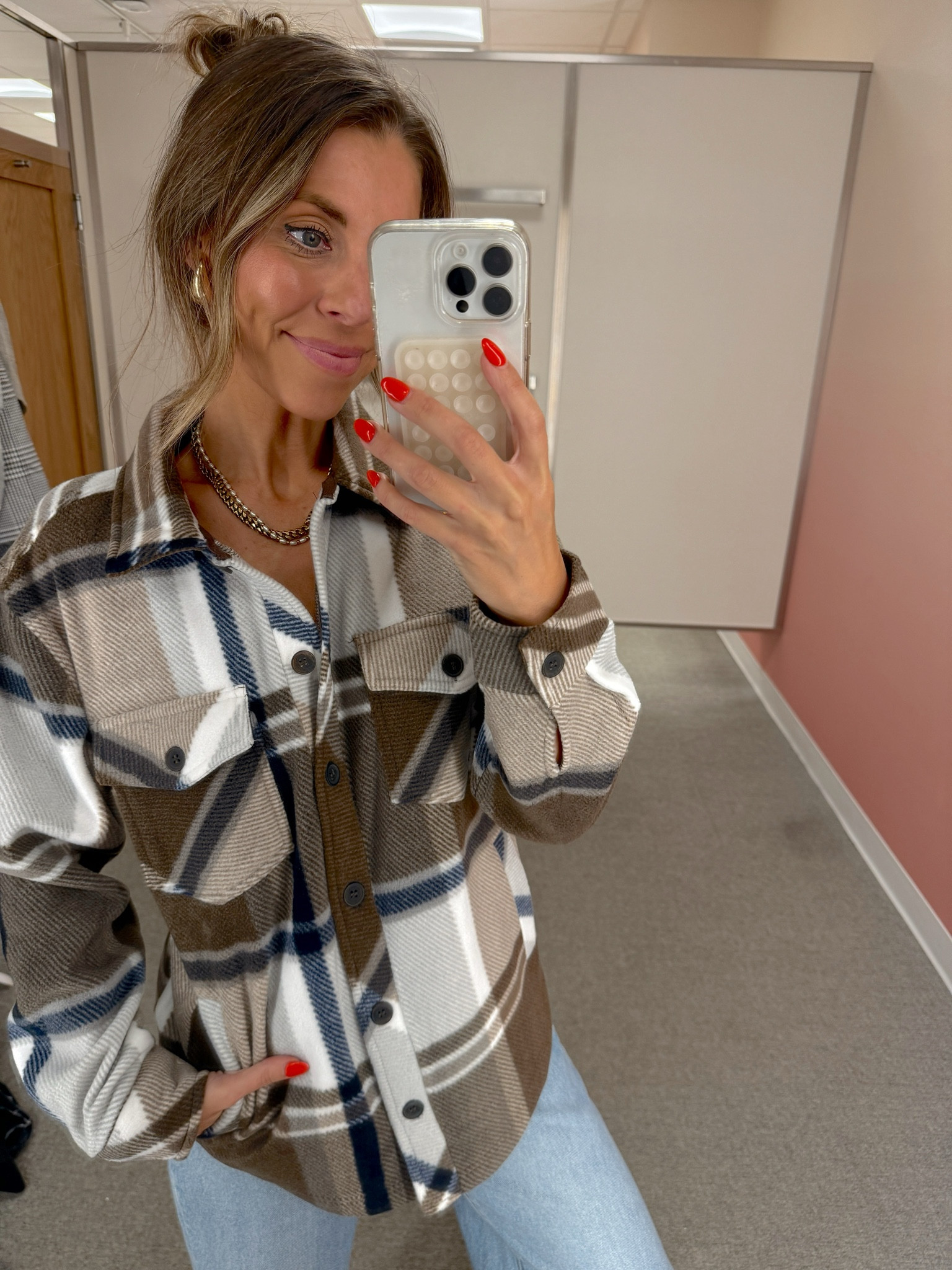 Thread and supply plaid shacket size small 

#LTKSummerSales #LTKSaleAlert #LTKxNSale