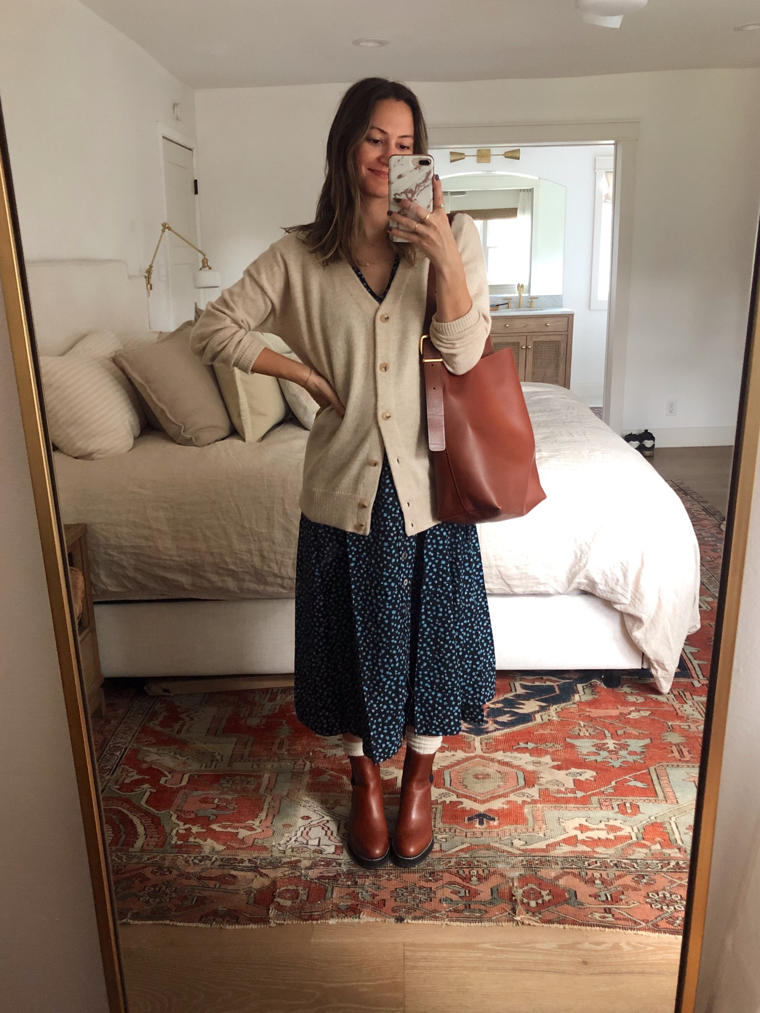 XS dress (pockets🙌), small cardigan, best cozy socks for boots.✨ #ad #madewell #madewellpartner #LTKxMadewell 

#LTKfindsunder100 #LTKbump