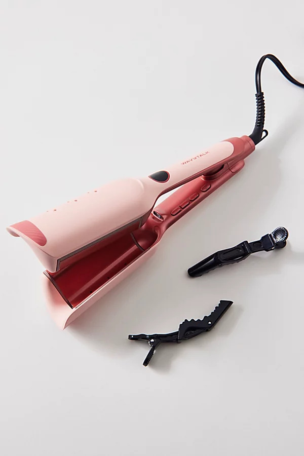 Wavytalk Power Wave Hair Crimping Iron in Pink at Urban Outfitters | Urban Outfitters (US and RoW)