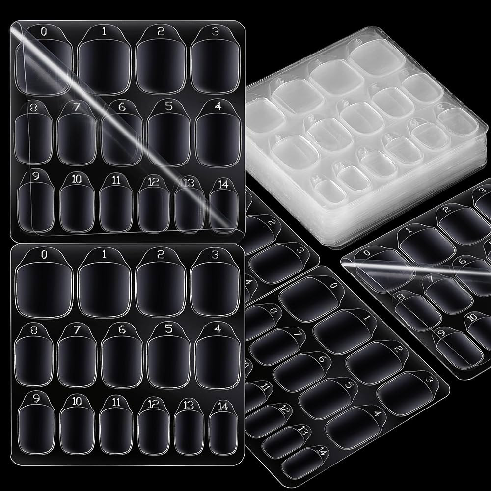 Teenitor 300pcs Nail Adhesive Tabs for Press on Nails, 15 Sizes of Nail Sticky Tabs for Nails Pre... | Amazon (US)