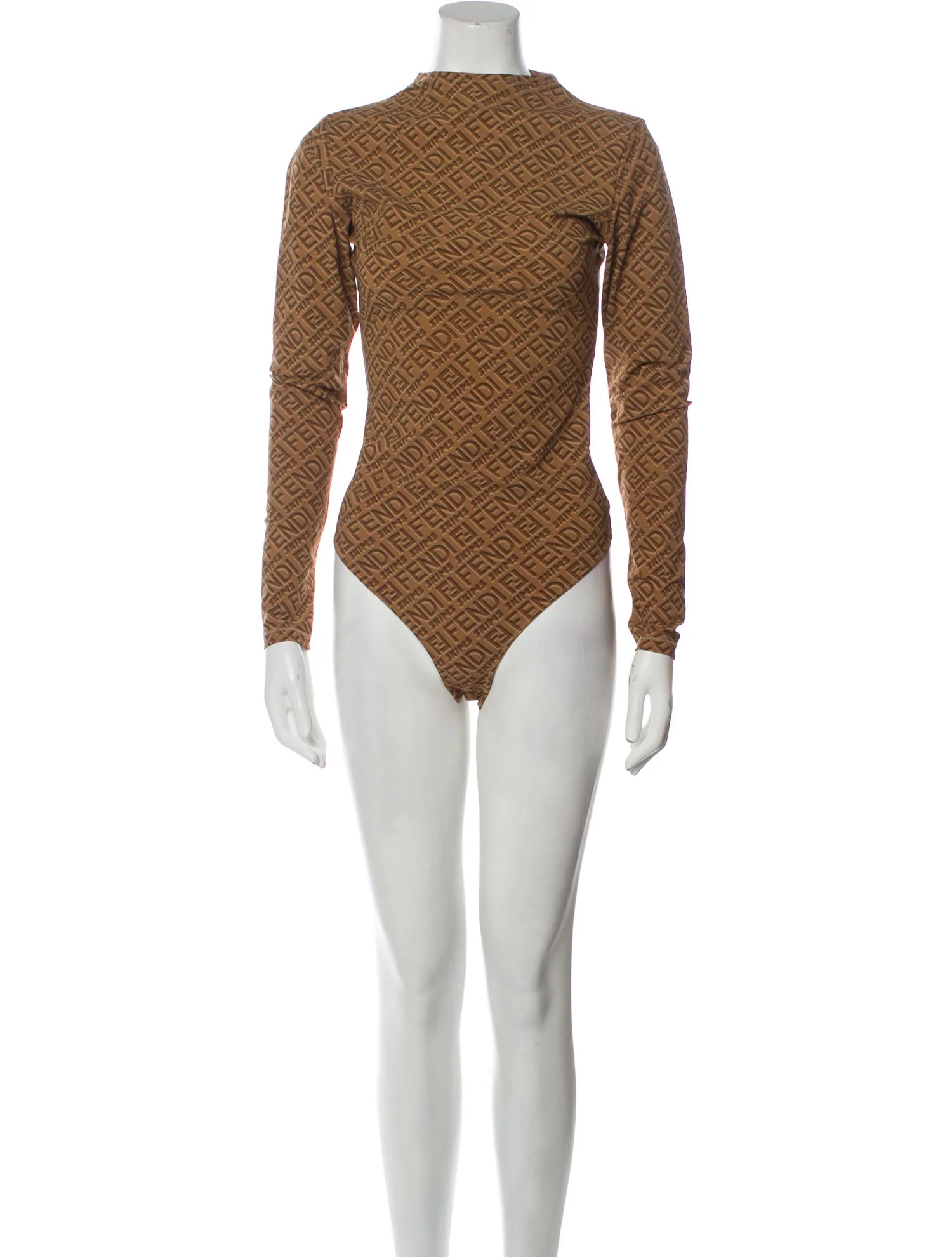 Mock Neck Long Sleeve Bodysuit w/ Tags | The RealReal