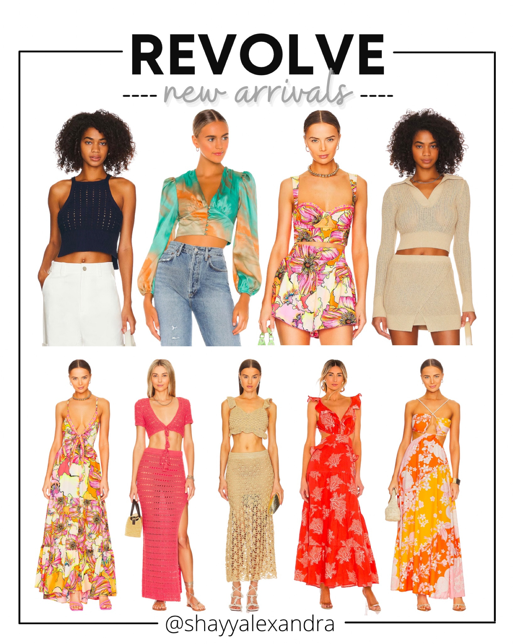 New arrivals from Revolve for spring/summer!

Crochet | Crop Top | Coords | Coordinated Set | Maxi Dress | Midi Skirt | Floral Dress

#LTKSeasonal #LTKstyletip