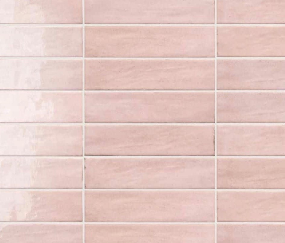 Pink tile for girls bathroom options
