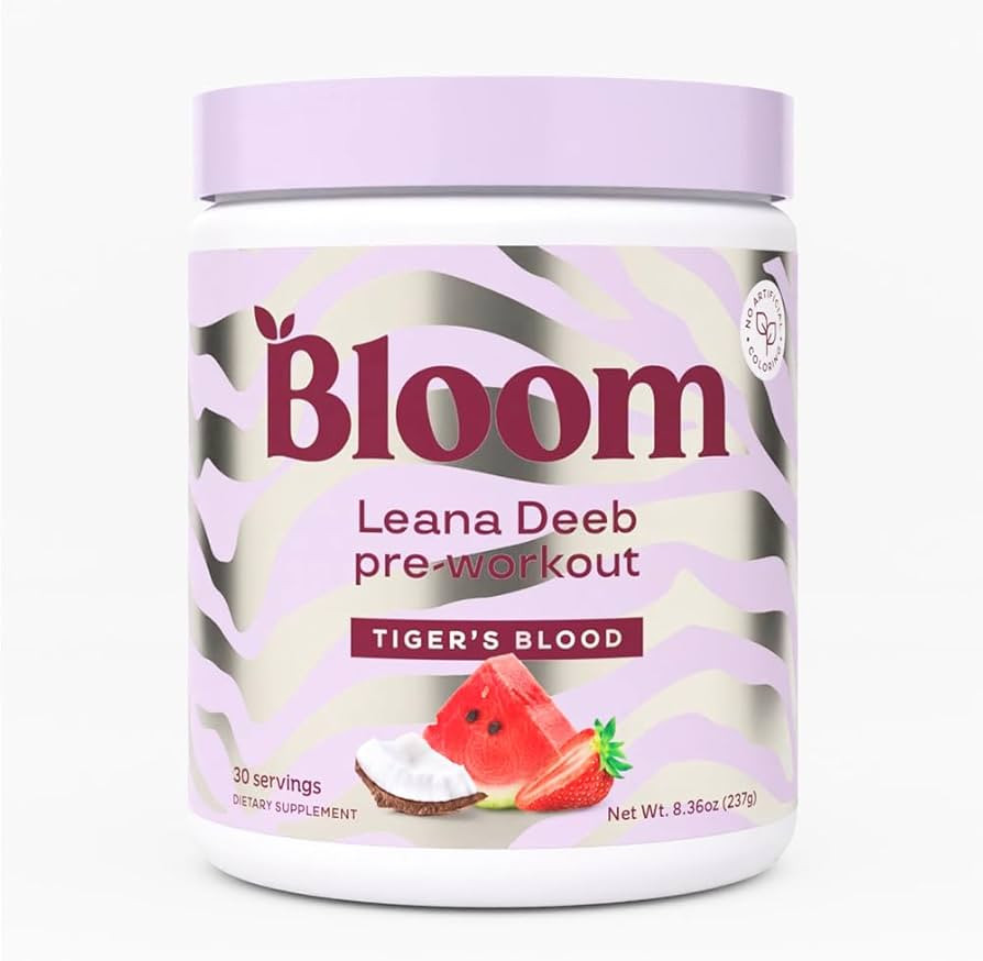 Bloom Nutrition Pre Workout Powder for Women by Leana Deeb - Preworkout Focus Blend with Amino Ac... | Amazon (US)