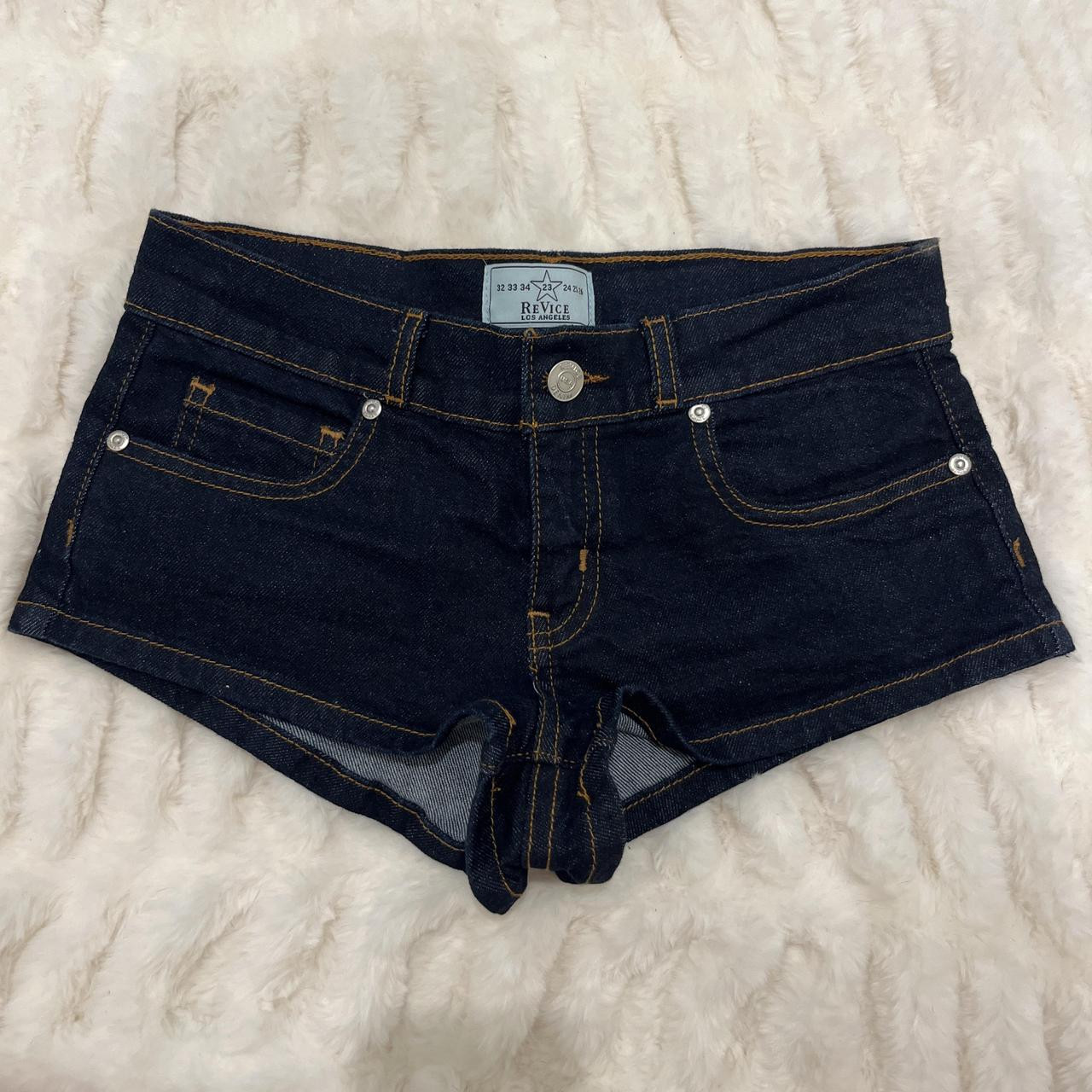 Revice Women's Shorts - Navy/Blue - 0 | Depop US