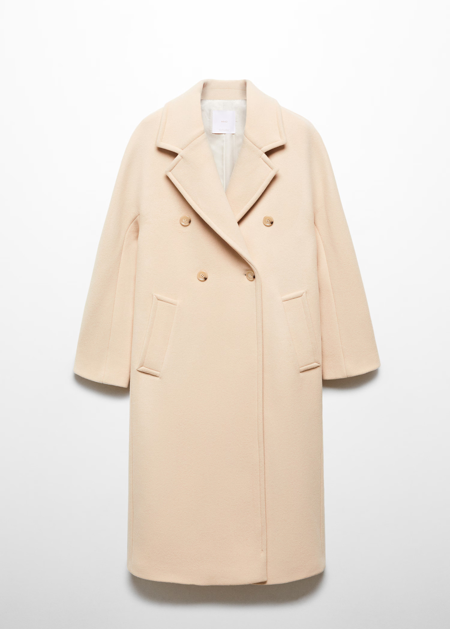 Lapel Manteco wool coat - Women | MANGO USA | Mango (US/MX/AU)