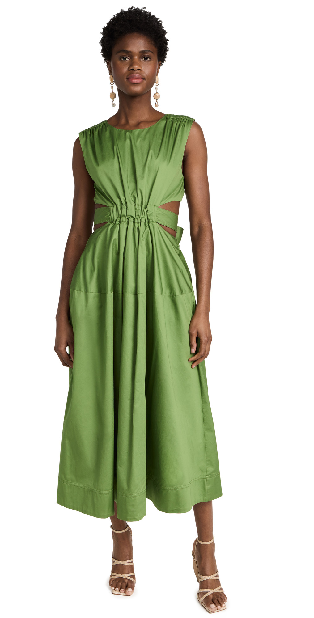 Aje Zorina Tie Midi Dress | Shopbop