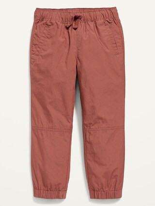 Relaxed Poplin Jogger Pants for Toddler Boys | Old Navy (US)
