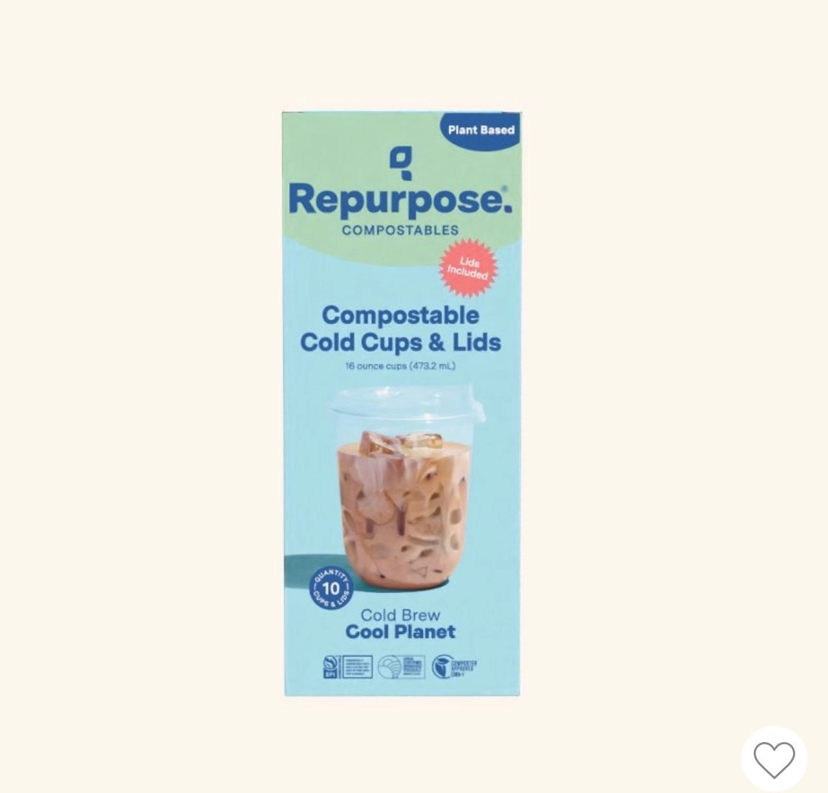 Repurpose Disposable Cold Cup & Lid Set
Compostable - 16 fl oz/10ct

Target cups to go
Travel cups

#LTKmorningroutine