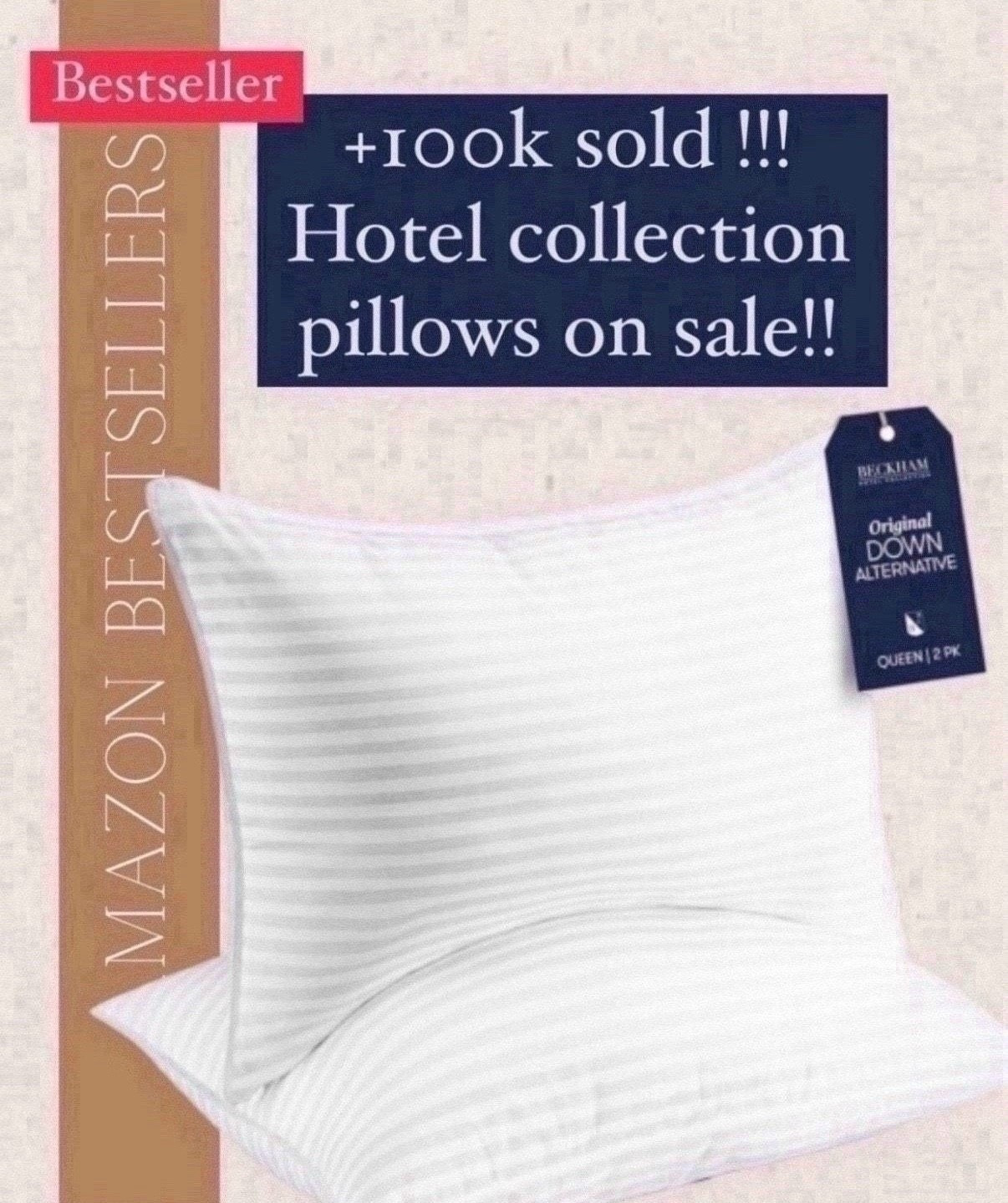This hotel collection pillow has been a most loved bestseller and if you are in the market for new pillows then you should take a look.  There is a deal on it right now