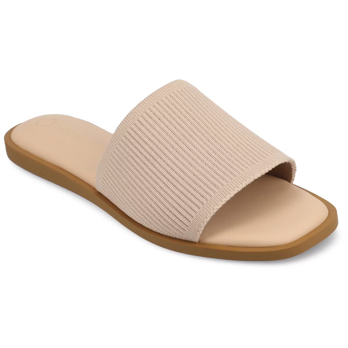 Journee Women's Prisilla Medium and Wide Width Flat Sandals | Target
