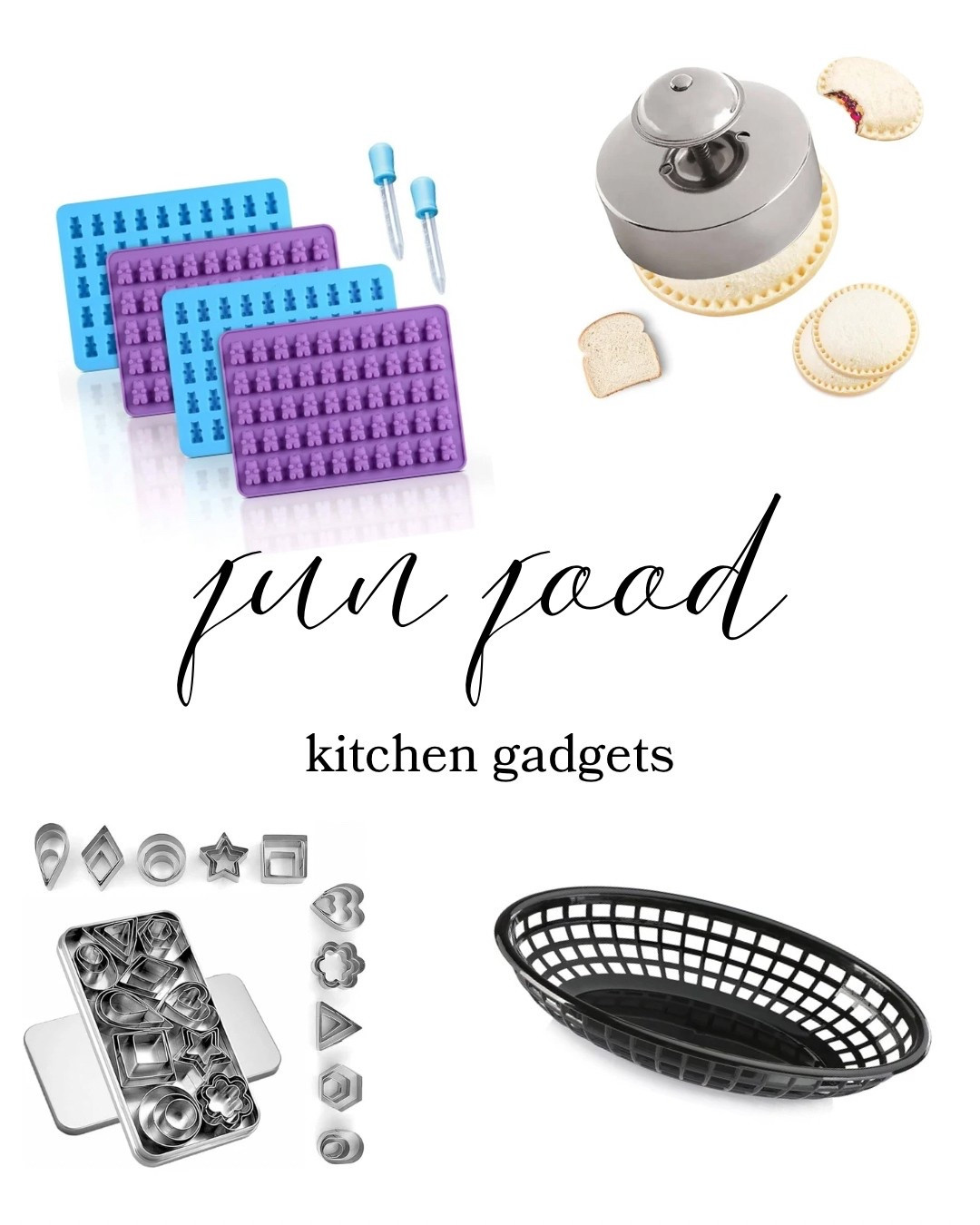 Here are a handful of kitchen gadgets to help make food fun for your kids!