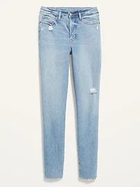 High-Waisted OG Straight Cut-Off Jeans for Women | Old Navy (US)