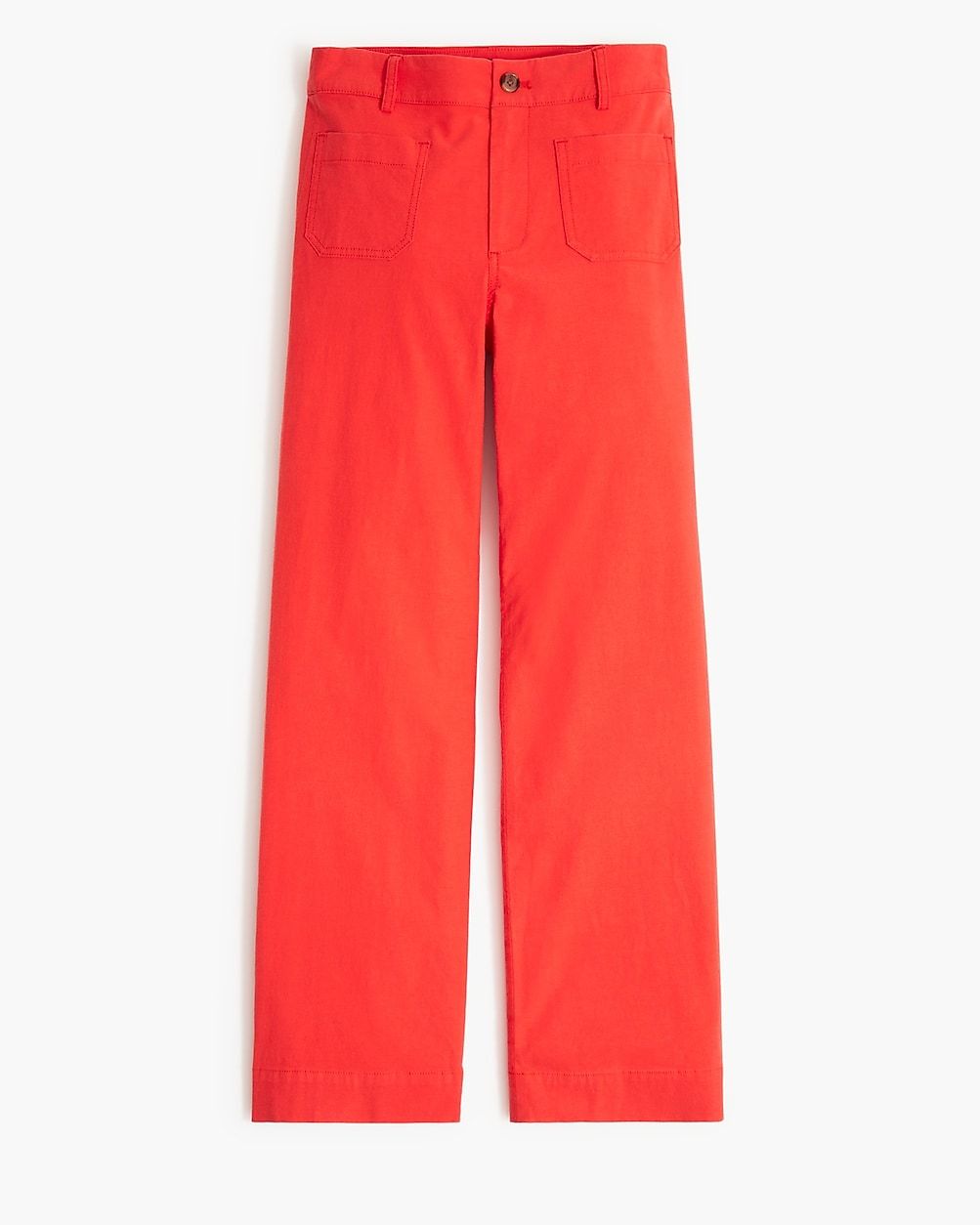 High-rise patch-pocket wide-leg pant | J.Crew Factory