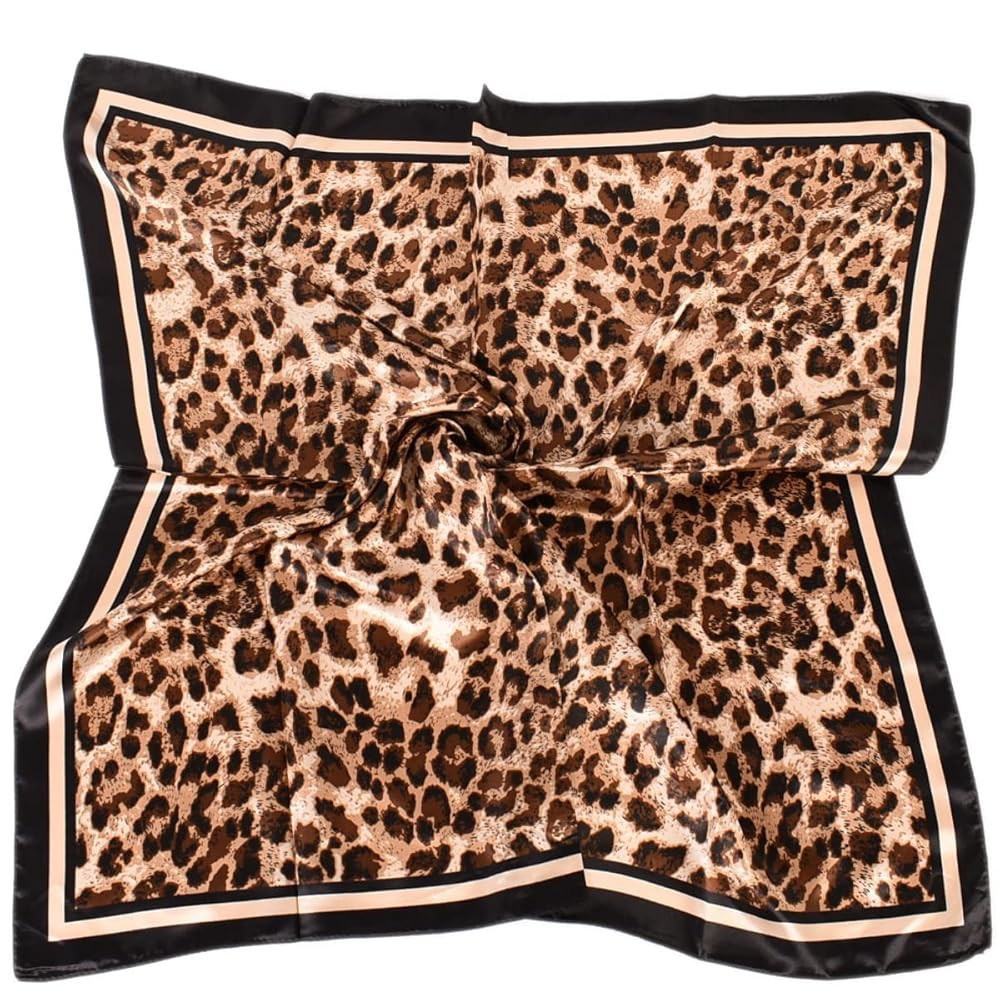 35 x 35 Women's Fashion Pattern Large Square Silk Like Hair Scarf Head Sleeping Wrap Satin Neck B... | Amazon (US)